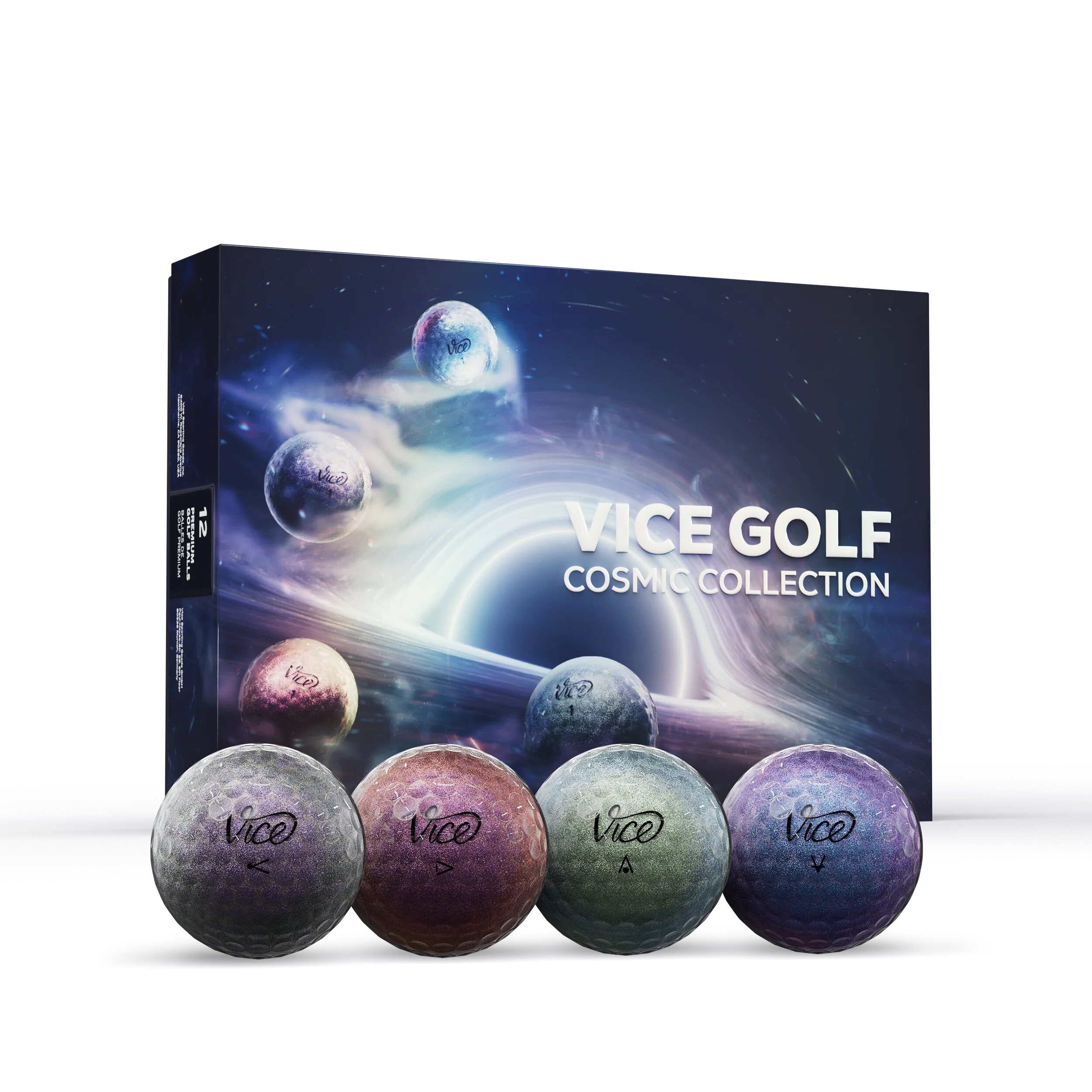 Vice Pro Cosmic Collection高尔夫球三层球