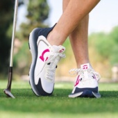 代购 无钉防水皮面高尔夫球鞋 GFORE GALLIVANTER男子联名款