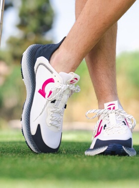 代购GFORE GALLIVANTER男子联名款无钉防水皮面高尔夫球鞋