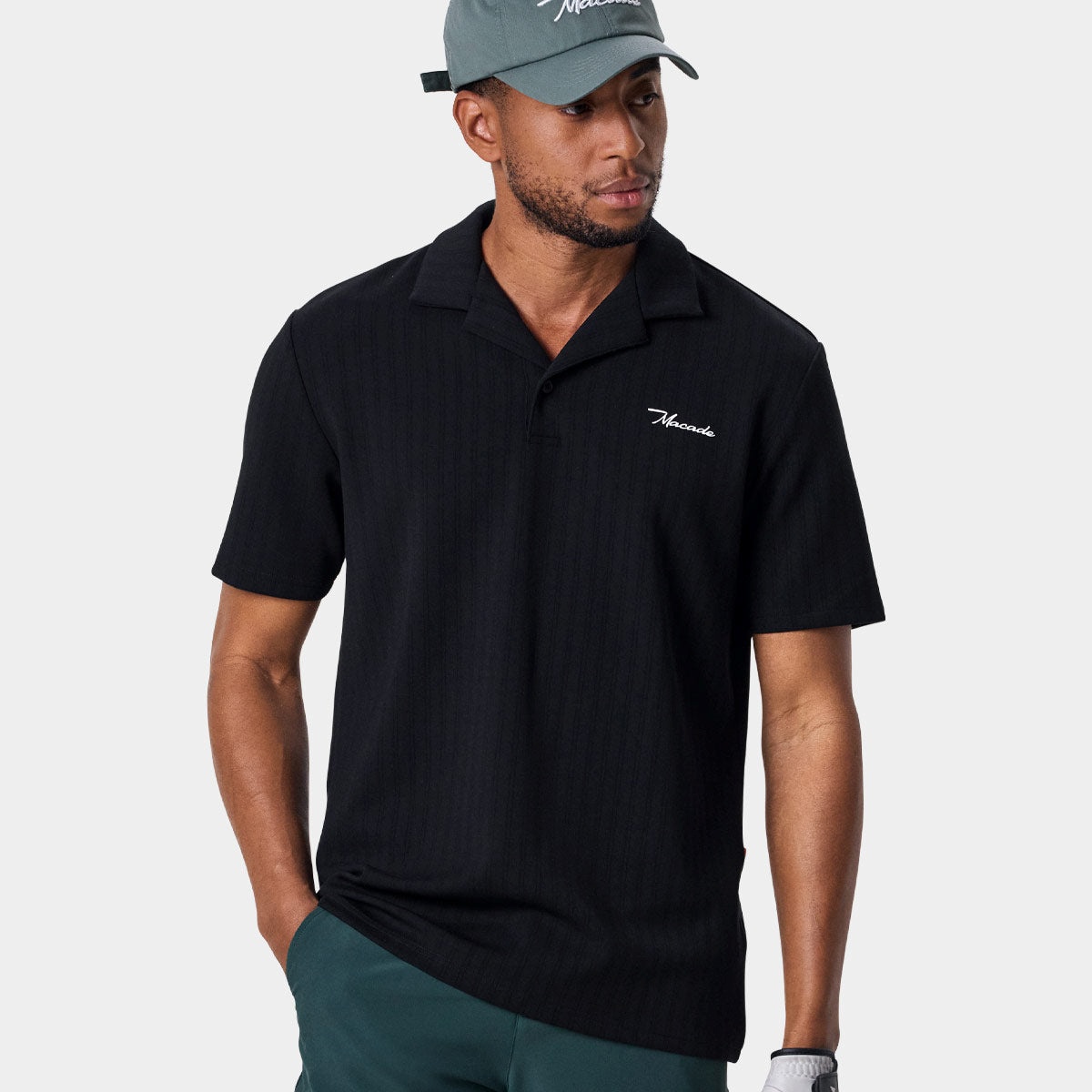 代购Macade Golf Jace Camp Polo男子新款高尔夫短袖衫