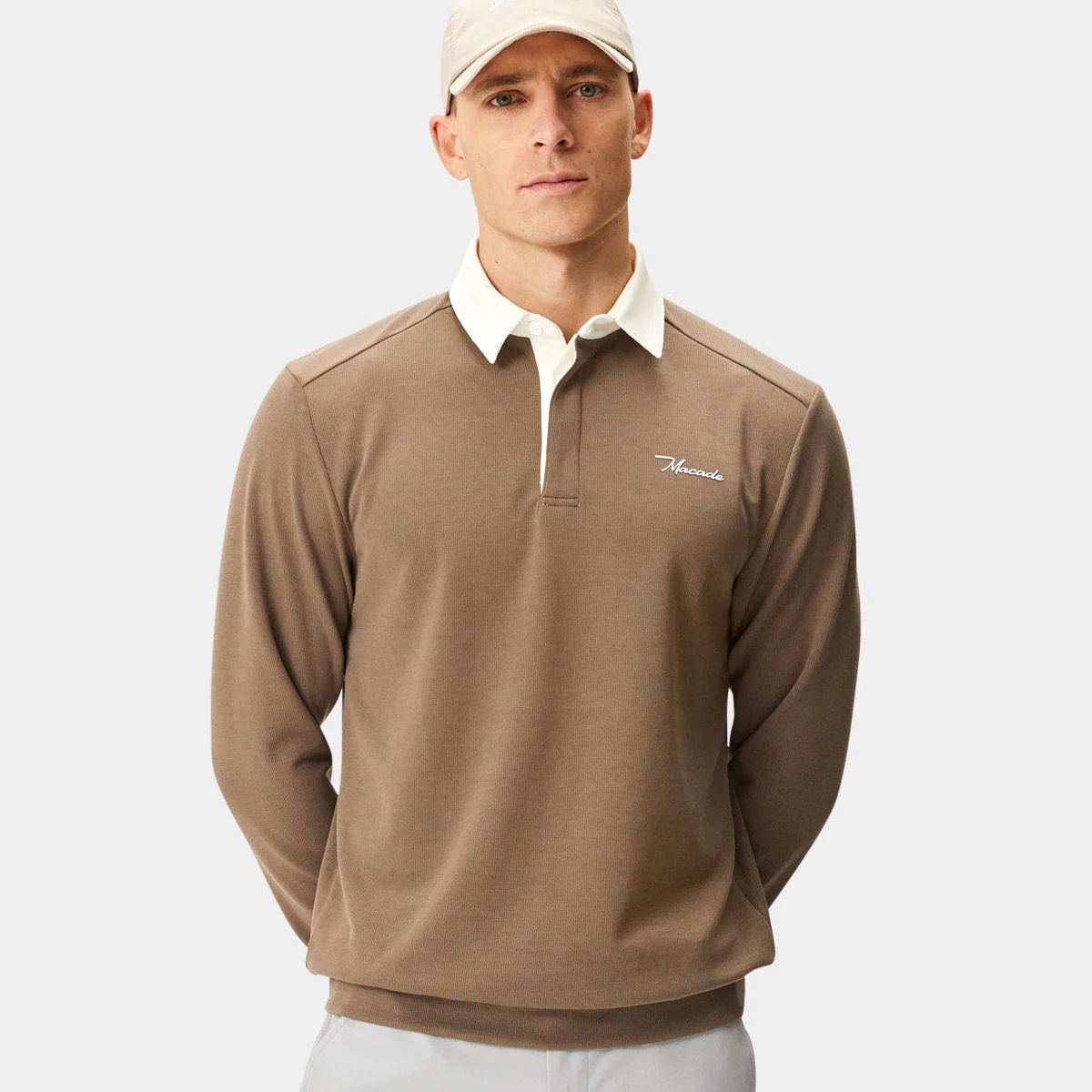 代购macade Richie Longsleeve Shirt高尔夫长袖衫男弹力舒适新款