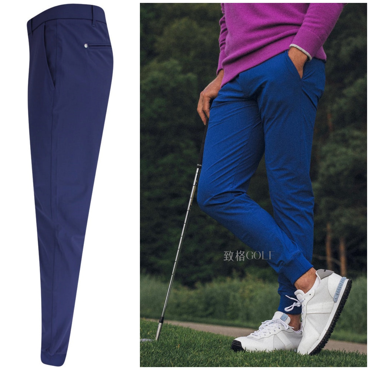 代购Greyson Golf Montauk Jogger男子舒适高尔夫长裤