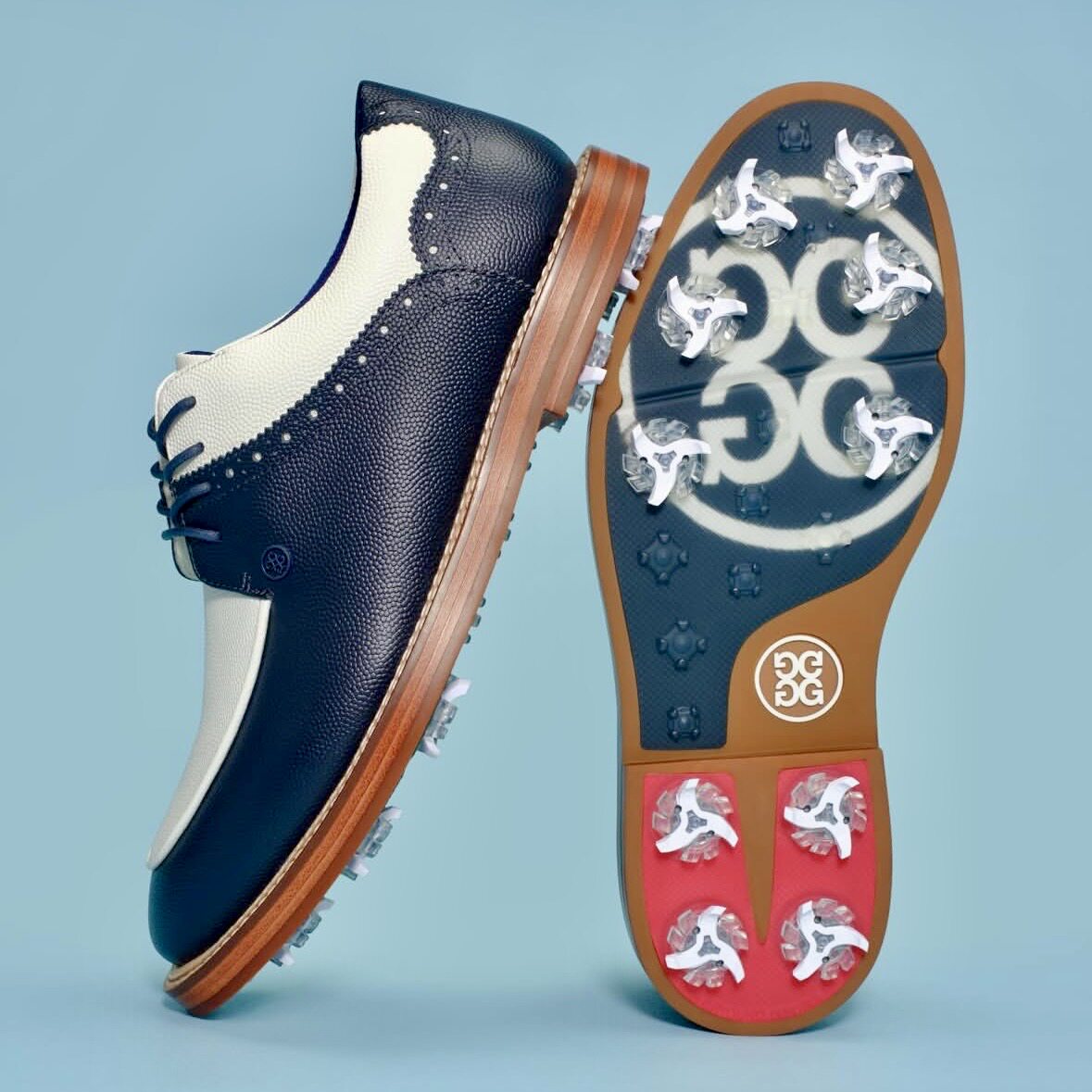 GFORE GALLIVANTER G/LOCK LUXE SOLE DERBY男子G4限量高尔夫球鞋