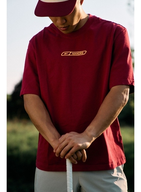 Reebok x Manors Logo T-Shirt联名男舒适时尚柔软高尔夫短袖T恤