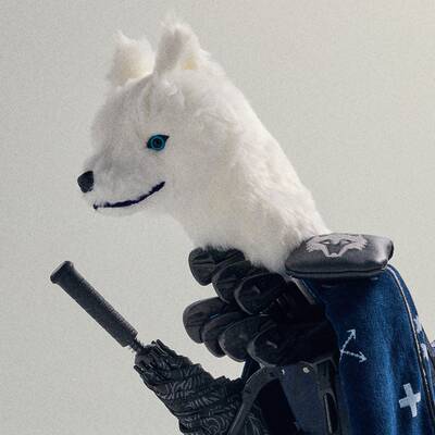 代购Greyson Golf Headcover Wolf Driver高尔夫球杆套