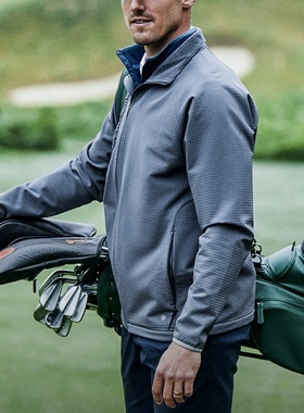 代购FootJoy高尔夫夹克长袖衫男ThermoSeries Jacquard Jacket