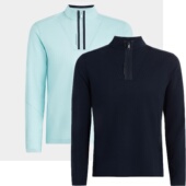 GFORE 衫 Golf Waffle 代购 Mid男弹力舒适高尔夫长袖 TOUR Stitch