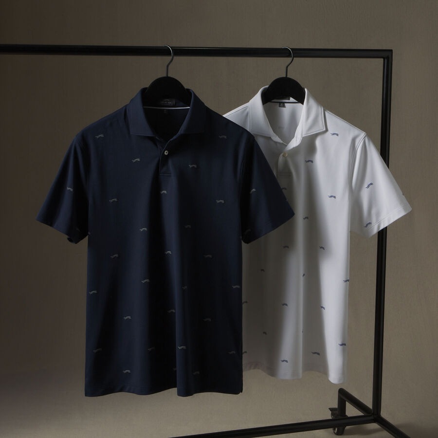 Sun Day Red高尔夫短袖衫男泰格伍兹印花限量版Allover Icon Polo