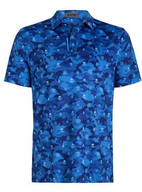FORE IICON CAMO TECH JERSEY POLO男子G4时尚绿色高尔夫短袖衫