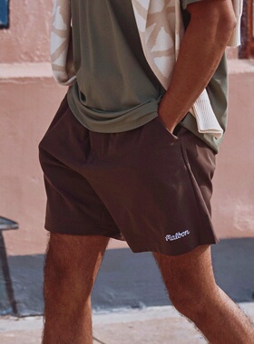 MALBON高尔夫短裤男宽松舒适版GOLF ICON RIPLEY COOLCORE SHORT