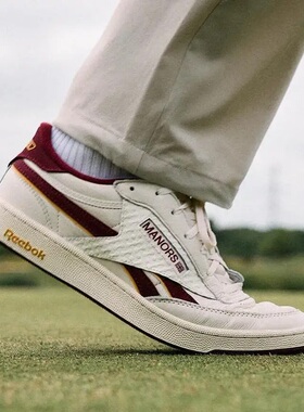 Reebok x MANORS Club C Revenge Vintage男女高尔夫球鞋