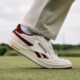 Reebok x MANORS Club C Revenge Vintage男女高尔夫球鞋