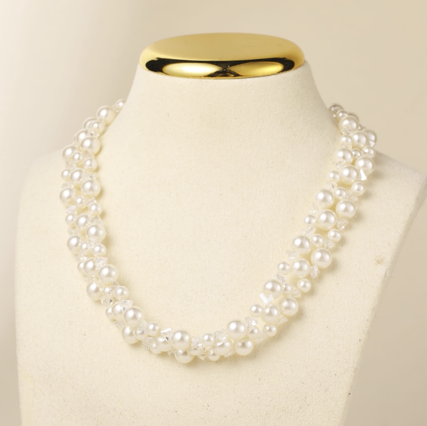 澳之冠【梦绕珠帘】大气贝珠项链精致百搭大气配饰