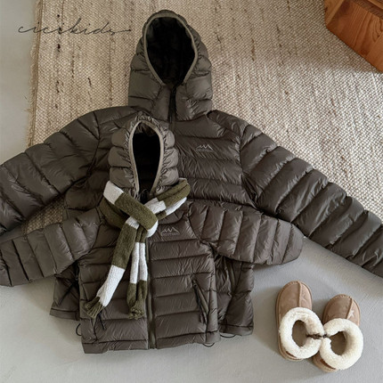 Milo7c-自制 冬季亲子款儿童杜邦三防安心90白鸭绒排骨羽绒服外套