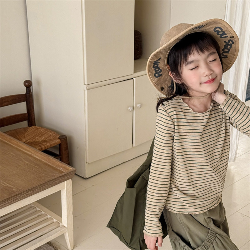 Milo7c-自制 春季童装儿童韩风休闲春款长袖打底衫男女童春装T恤,童装/婴儿装/亲子装,T恤,淘宝优惠券,粉丝福利购,淘宝优惠卷