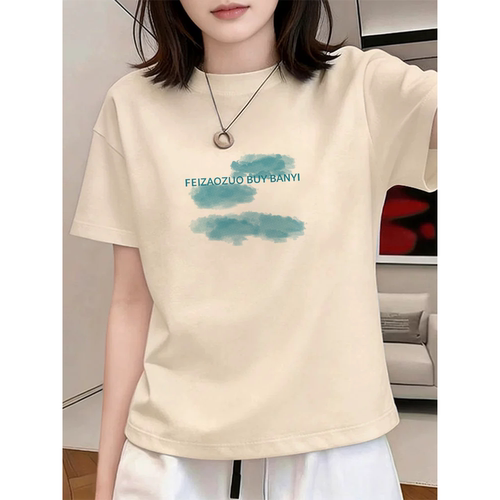 2026新款胖mm又a又飒独特纯棉短袖t恤女夏季宽松名牌高端穿搭上衣