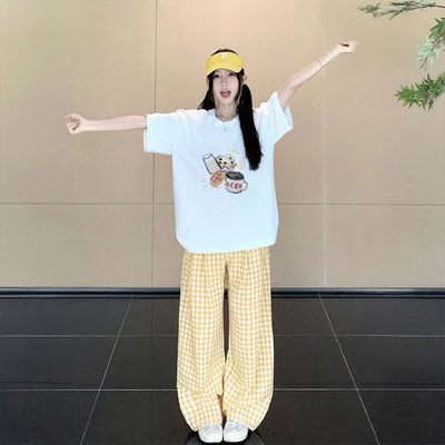韩系设计感短袖t恤女2025新款
