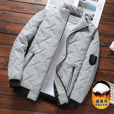 立领棉服男生加厚保暖棉衣面包服