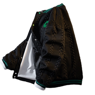 小香风针织外套男秋冬款潮牌复古休闲上衣高级感痞帅宽松工装夹克