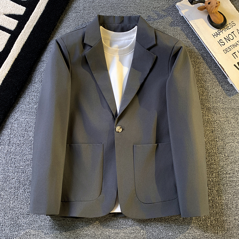 高级感休闲西装男小西服上衣外套