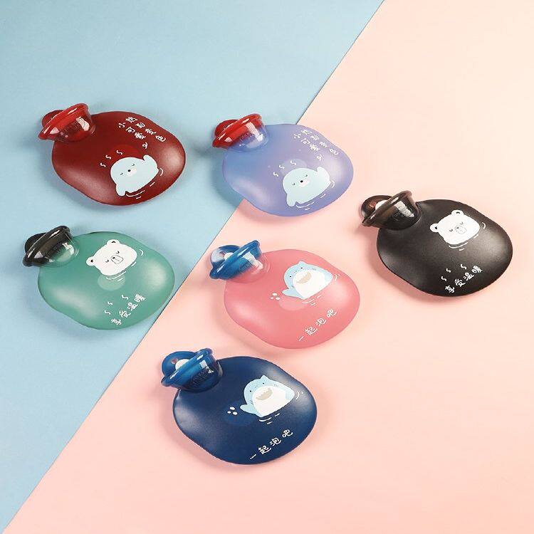 变色卡通热水袋注水女小号暖水袋暖脚暖手可爱迷你随身暖宝宝热宝