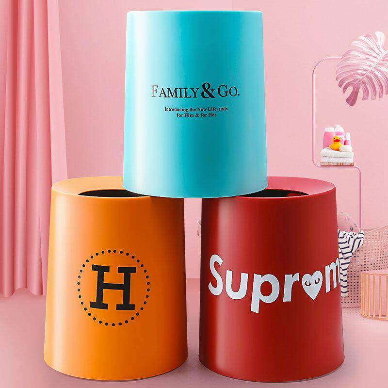 网红厨房用垃圾桶家用高档创意厕所卫生间卧室圾圾桶大号轻奢客厅