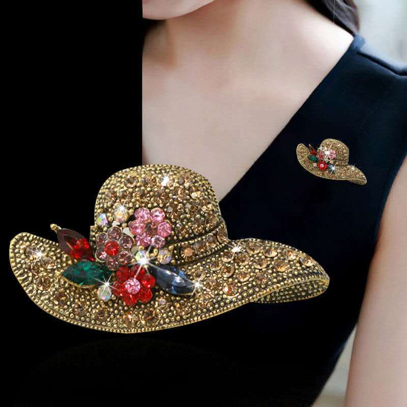 花朵胸针欧美时尚饰品简约百搭合金创意组合多色彩钻女士胸花包邮