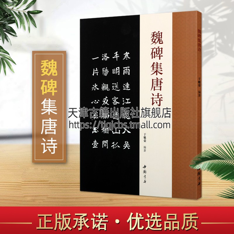 魏碑集唐诗 楷书碑帖成人学生字帖简体旁注古典文学古代传统文化艺术法帖名家古诗词书法理论赏析技法研究临摹范本鉴赏 中国书店