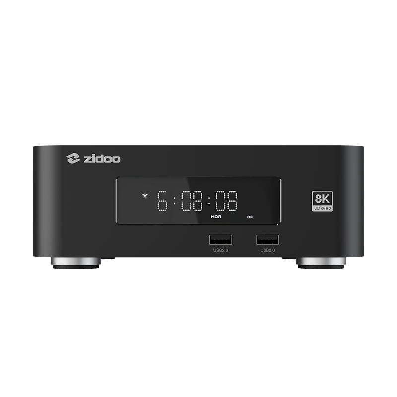 芝杜ZIDOO Z30PRO硬盘播放器8K UHD杜比视界播放机HDR蓝光播放机