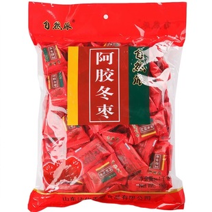 山东特产沾化阿胶冬枣阿胶蜜枣1000克独立包装懒人零食自然派蜜饯