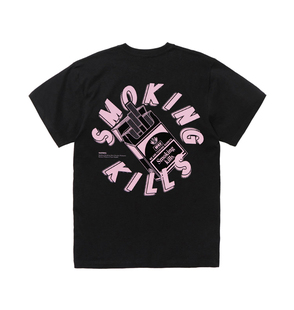 #FR2 烟盒图案 Cigarette Mark T-shirt 男女圆领宽松短袖T恤潮