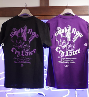 Smoke Now Cry 男女圆领宽松短袖 NADESHIKO撫子 Later T恤潮 FR2