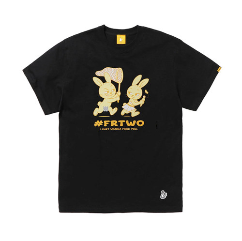 #FR2 Chasing Rabbits T-shirt 男女短息T恤潮