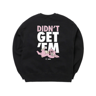 卫衣潮 男女加绒圆领长袖 GET DIDN 联名 SNKRDUNK FR2