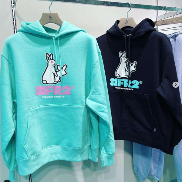 #FR2 GETTO 月桃 LOGO Hoodie 男女加绒连帽卫衣帽衫潮