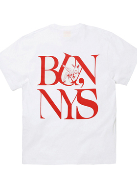 #FR2 兔女郎 BUNNYS T-Shirt 男女圆领宽松短袖T恤潮