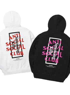 #FR2 联名 Anti Social Social Club  ASSC 男女连帽卫衣帽衫潮