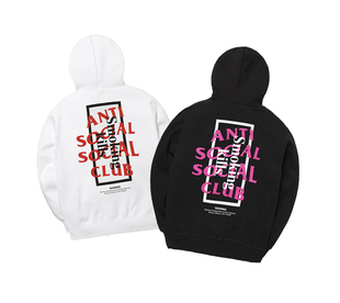#FR2 联名 Anti Social Social Club  ASSC 男女连帽卫衣帽衫潮