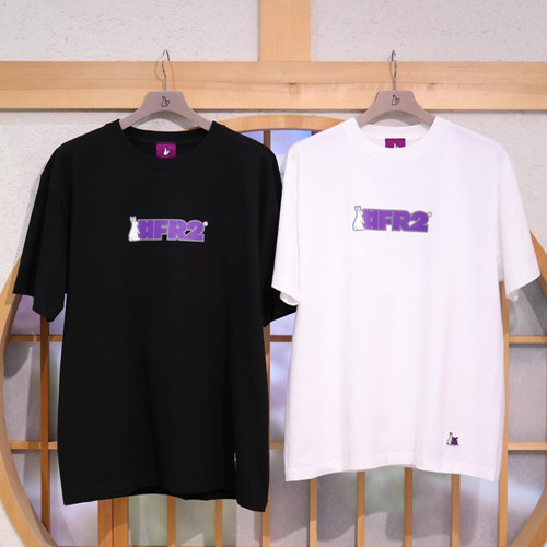 #FR2 撫NADESHIKO Rabbits Logo T-shirt 男女短袖T恤潮
