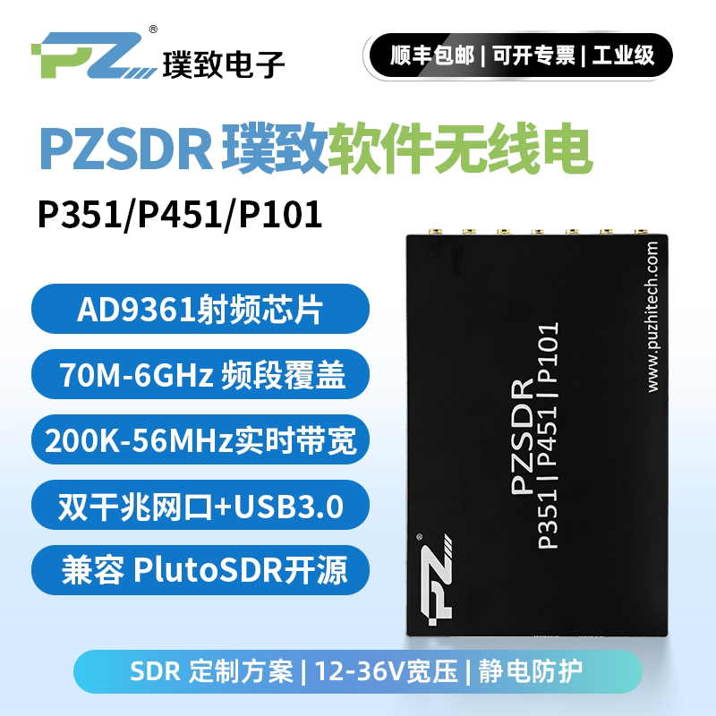 璞致SDR软件无线电AD9361pluto图片