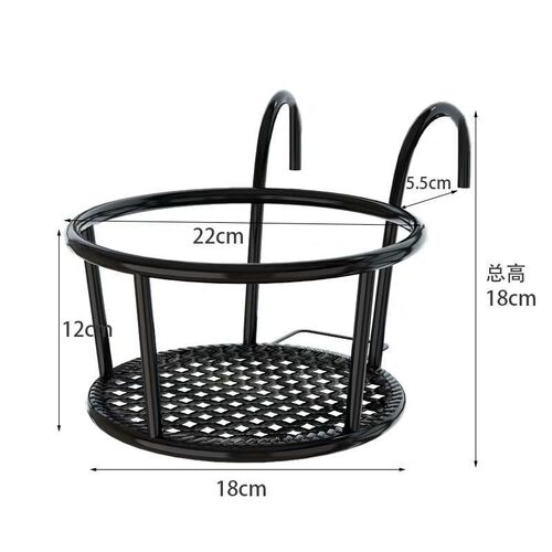 挂篮花盆阳台铁艺半壁挂植物绿萝盆吊兰悬挂多肉加厚耐用创意个性