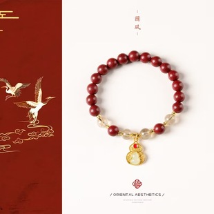 非遗中药合香珠手串花蕊夫人古法工艺花香文玩新中式葫芦吊坠佛珠