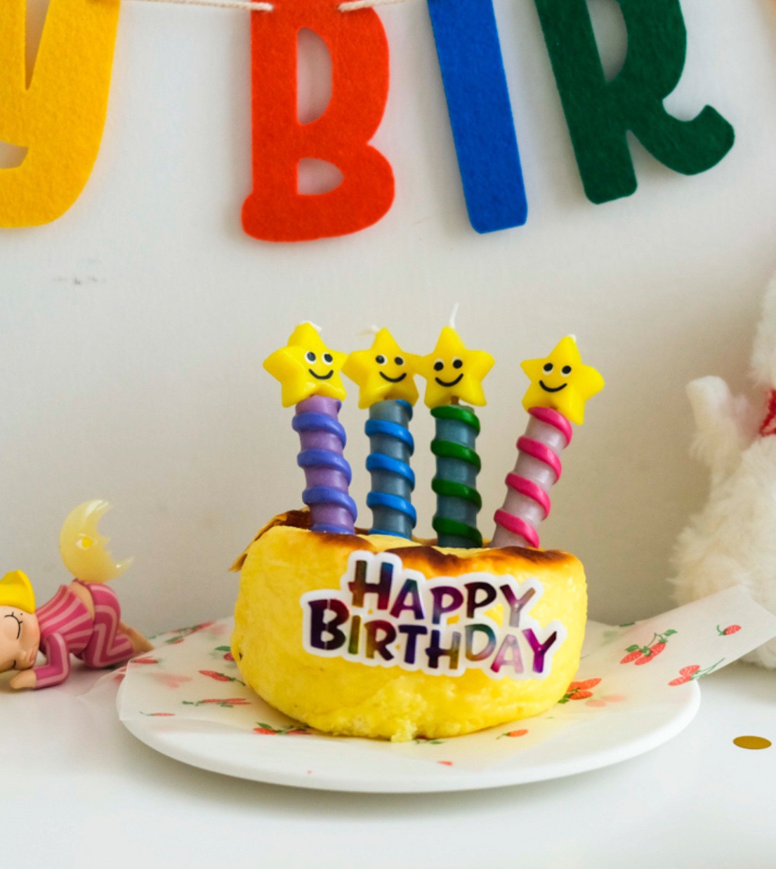 小红书痛苦韩式复古ins蜡烛蛋糕