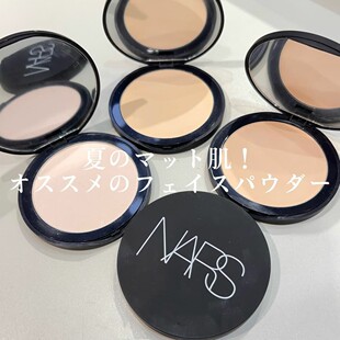 纳斯NARS定妆小飞饼 哑光柔焦控油磨皮定妆有色绒绒粉饼圆KAJIERI