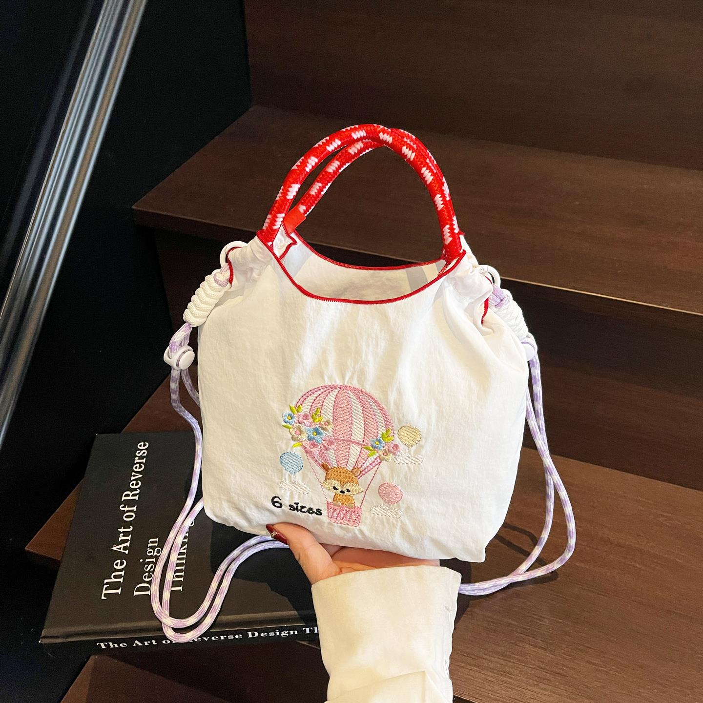 日本代购ballchain刺绣迷你夏天散步放手机手提斜跨mini小包包女