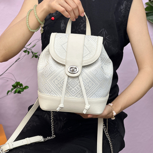 广西非遗壮锦双肩包百搭时尚手机包精致小巧日常通勤上学逛街可爱