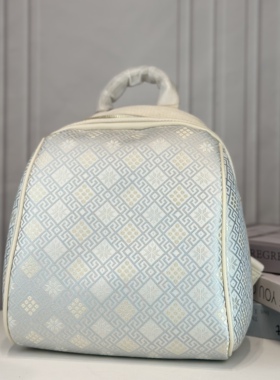 广西非遗壮锦双肩包八角星芒防水防起球时尚百搭端庄典雅通勤