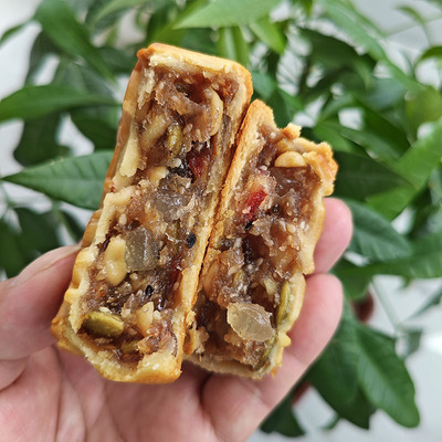 广西宜州新鲜生产老款老式月饼中秋伍仁叉烧传统月饼产地直发批发