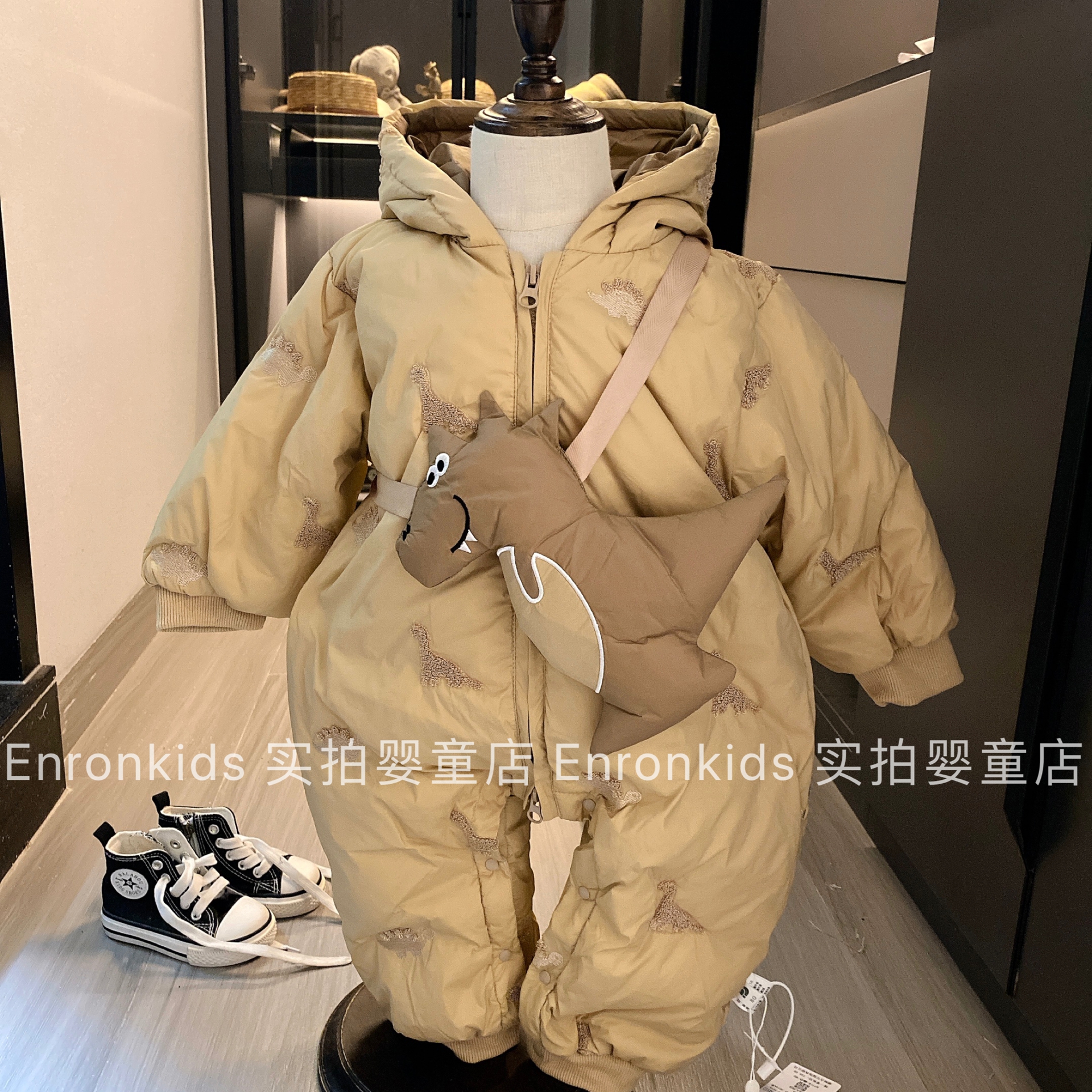 婴童超梦冬季羽绒连体衣