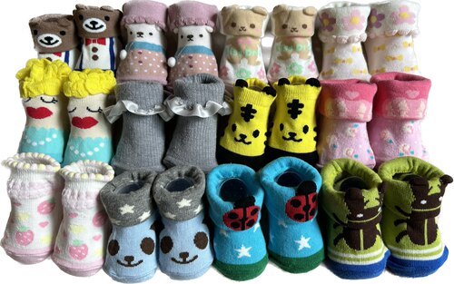 38包邮外贸日单西松屋mikihouseBeBepetitmain等多款棉质宝宝袜 - 封面